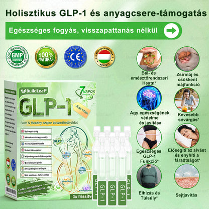 𝖡𝗎𝗂𝗅𝖽𝐿𝑒𝑎𝑓® GLP-1 8 az 1-ben Fit & Vital Szájon át szedhető oldat – Napi egyszer, 7 nap alatt látható változás / Elhízás, szív- és érrendszeri egészség, cukorbetegség, alvási apnoe, bélrendszer egészsége, ízületi problémák és még sok más esetén.🧪